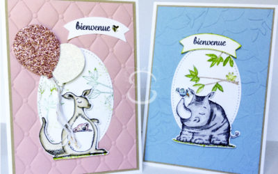 Cartes de naissance Animal Outing