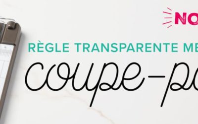 La nouvelle règle métrique du coupe papier est arrivée !